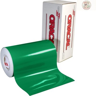12'' x 6ft Gloss Green Permanent Vinyl - Ideal for DIY Projects & Signs