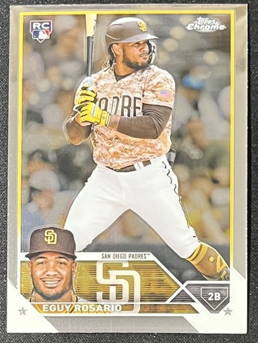 Topps 2023 cromo #184 Eguy Rosario San Diego Padres radiocontrol novato - Imagen 1 de 2