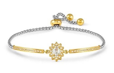NOMINATION Royaldream Crystal Pave Steel Bracelet 029802/039 ROYA