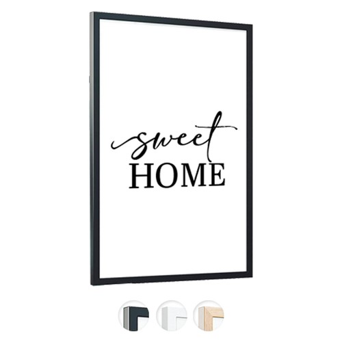 BD ART A3 29,7x42 cm Cornice portafoto con passepartout 21x30 cm A4 Nero | Leroy Merlin