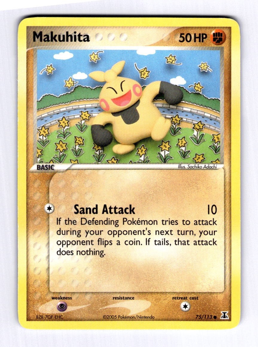 Makuhita Delta Species #75 (2005) Common LP Pokemon