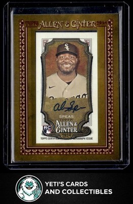 2024 Topps Allen & Ginter #MA-ASP Alex Speas Framed Mini Baseball Autographs