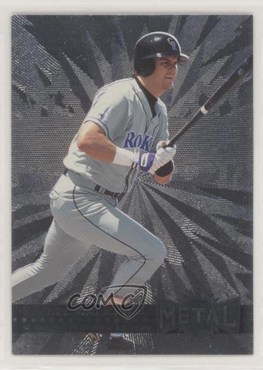 1996 Fleer Metal Universe Platinum Edition Larry Walker #159 HOF 1o3