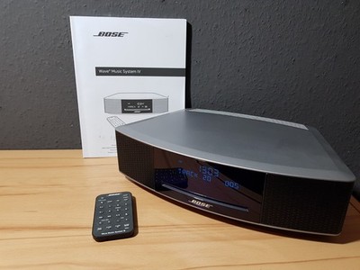 Bose Wave Music System IV Stereoanlage CD-Player DAB+ Radio Platin-Silber