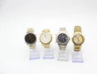 F x4 Vintage Gents Quartz Seiko Chronograph, Sports 150 Wristwatches Parts Only