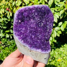 3.59LB Natural Amethyst geode quartz cluster crystal specimen Healing