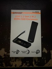 FIDECO M.2 NVMe SSD Enclosure, M.2 NVMe to USB Adapter, USB 3.2 Gen 2 10Gbps S