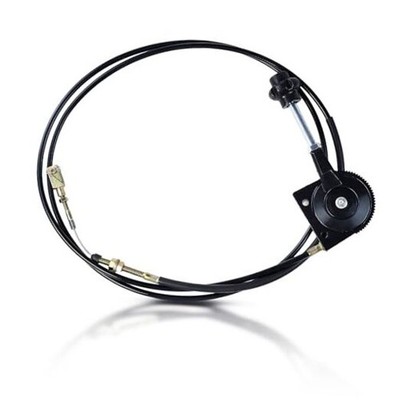 Excavator Throttle Control Cable, Universal Manual Flexible Throttle Wire 2.5m