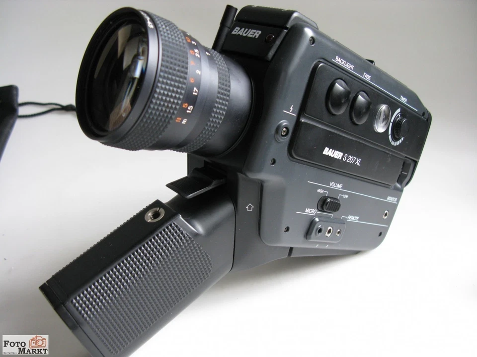 Bauer Super 8 Filmkamera S 207 XL S8 Film - Objektiv Macro-Neovaron 1,2/7-45 - Bild 2 von 4
