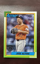 2025 Topps Series 1 - 1990 Topps Baseball Jose Altuve #T90-9