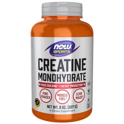 Creatine Monohydrate Powder 8 OZ (227 gm)  by Now Foods