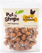 Chik 'n Rice Dumbbells - Natural Dog Treats, Chicken, 1 Pound