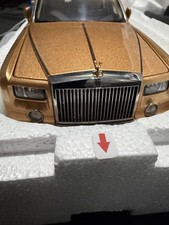 Gold 1/18 kyosho rolls royce phantom 
