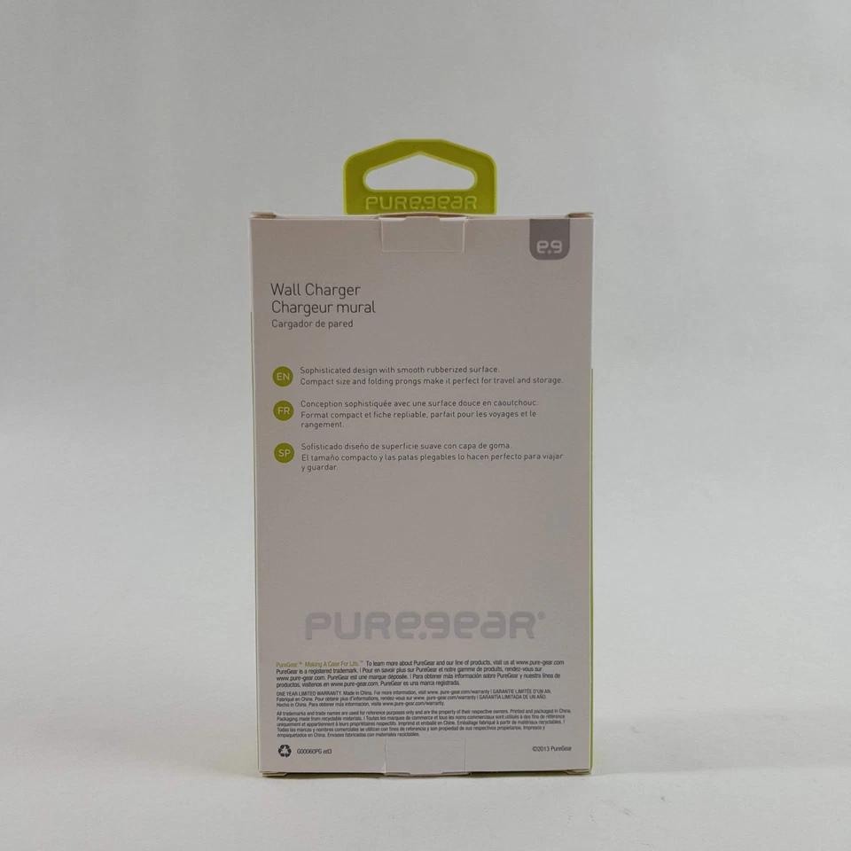 New PURE.GEAR Wall Charger Black Wired For iPhone - Image 2 of 2