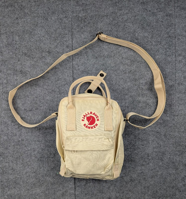 Fjallraven Kanken Sling Bag Outdoor Utility Yellow Beige Hike Zip Lightweight