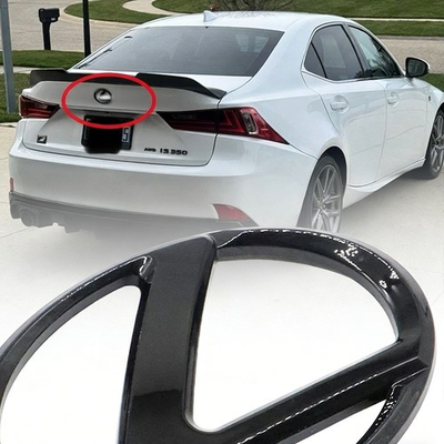 #ad #ad Gloss Black Rear Emblem Badge For 2014 2019 IS250 IS350 IS300 GS350 GS F ES350 $18.99