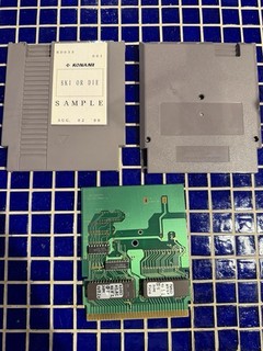Ski or Die for NES Game Cartridge Sample Prototype