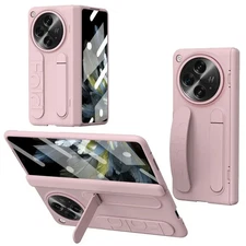 Oneplus Open Case Wristband Holder Folding Hinge Shockproof Hard Back Cover