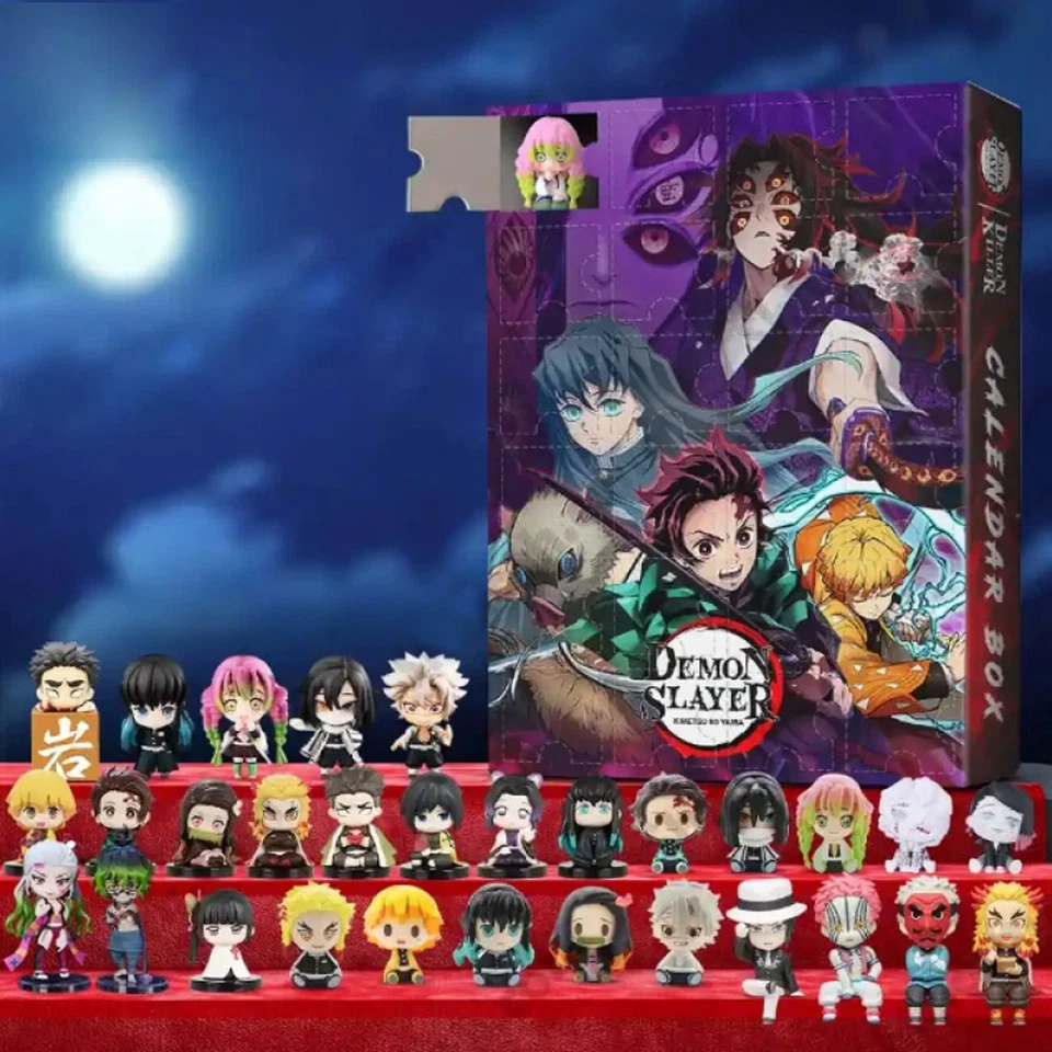 2025 Demon-Slayer Advent Calendar With 24Days Surprise Collectible Xmas Gift Box - Image 3 of 4