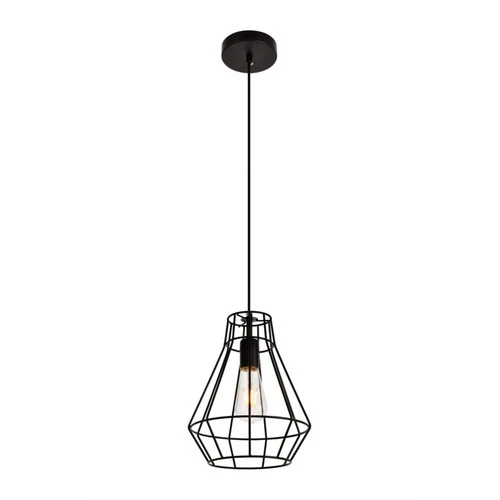 Living District Jago 1-Light Transitional Metal Pendant in Black - Picture 4 of 6