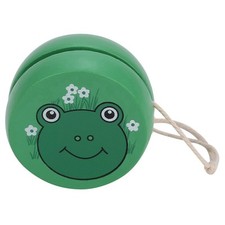 (Frosch) Cute Cartoon Muster Holz Yoyo Ball Spielzeug Early Education Teachi ROP