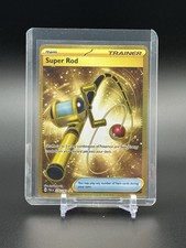 Super Rod 276/193 Pokémon TCG 2023 Secret Rare Gold Trainer Paldea Evolved NM