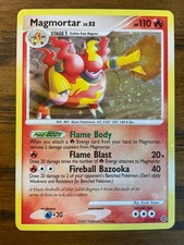 Magmortar 31/132 Holo Secret Wonders 2007 Pokemon Card Holo Bleed & Swirl