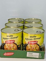 Erasco WeißE Bohnen-Eintopf 6X 800G Dose Suppe