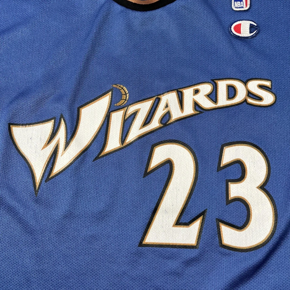 Camiseta de baloncesto vintage de los Washington Wizards para hombre XL NBA Michael Jordan 23 años 2000 Foto 3 de 4