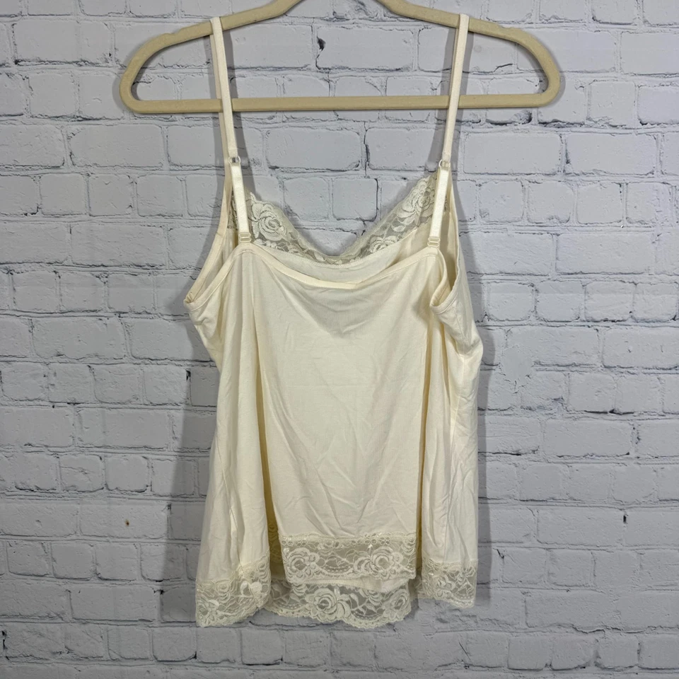 Camisola Y2K Mujer Grande Marfil Encaje Cuentas Encaje Coqueta Casa Pradera Top Foto 2 de 4