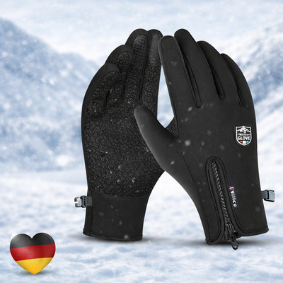 Winterhandschuhe Touchscreen | Winddicht, Grip, Reißverschluss   Outdoor