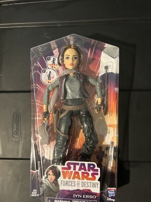 Disney Star Wars Forces of Destiny Jyn Erso Action Figure Doll/Swings Baton 