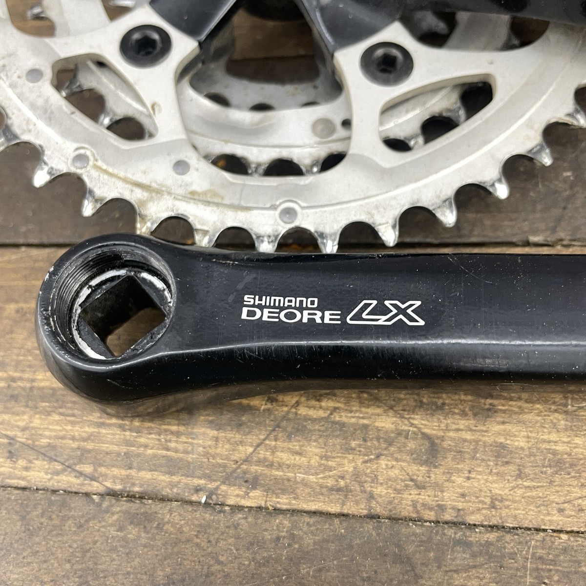 【90s☆ビンテージ】SHIMANO DEORE LX FC-M563 Vintage Shimano Deore LX FC-M563 Triple Crankset 175mm
