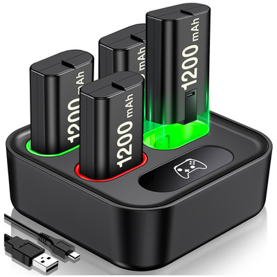For Xbox One Series S X Controller Rechargeable Battery Pack + Charging Dock