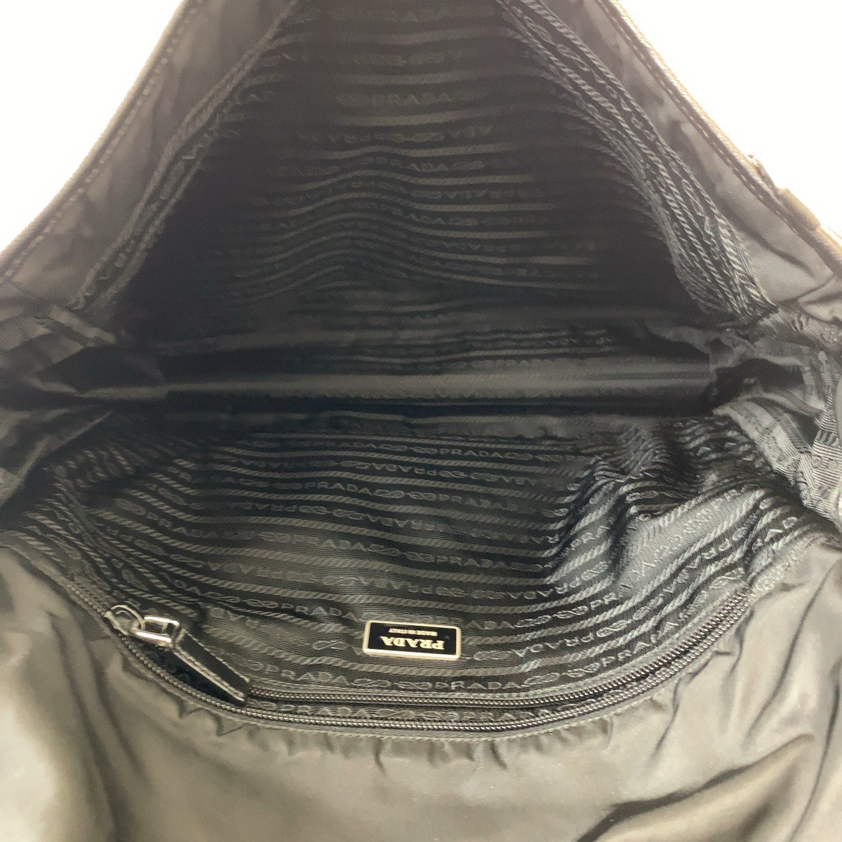 Authentic PRADA Test Triangle with logo Shoulder … - image 9