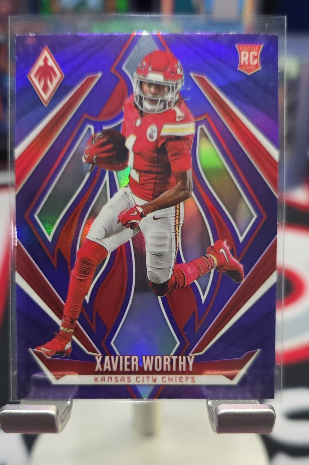 2024 Panini Phoenix - Rookies Xavier Worthy #250 Purple (RC)