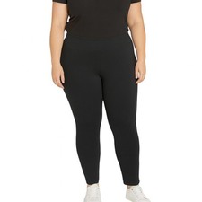 Classic Black Stretch Leggings Plus Sizel