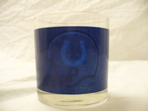 Vintage 3” Baltimore Colts Football Team Glass - Picture 3 of 6