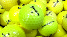 24 Srixon Q-Star Yellow Golf Balls - AAA Grade - High Visibility - Used/Recyled