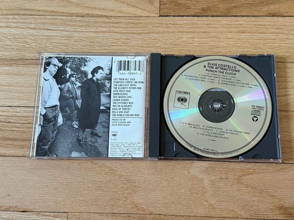 ELVIS COSTELLO AND THE ATTRACTIONS Punch The Clock | 1983 CD Foto 3 de 3