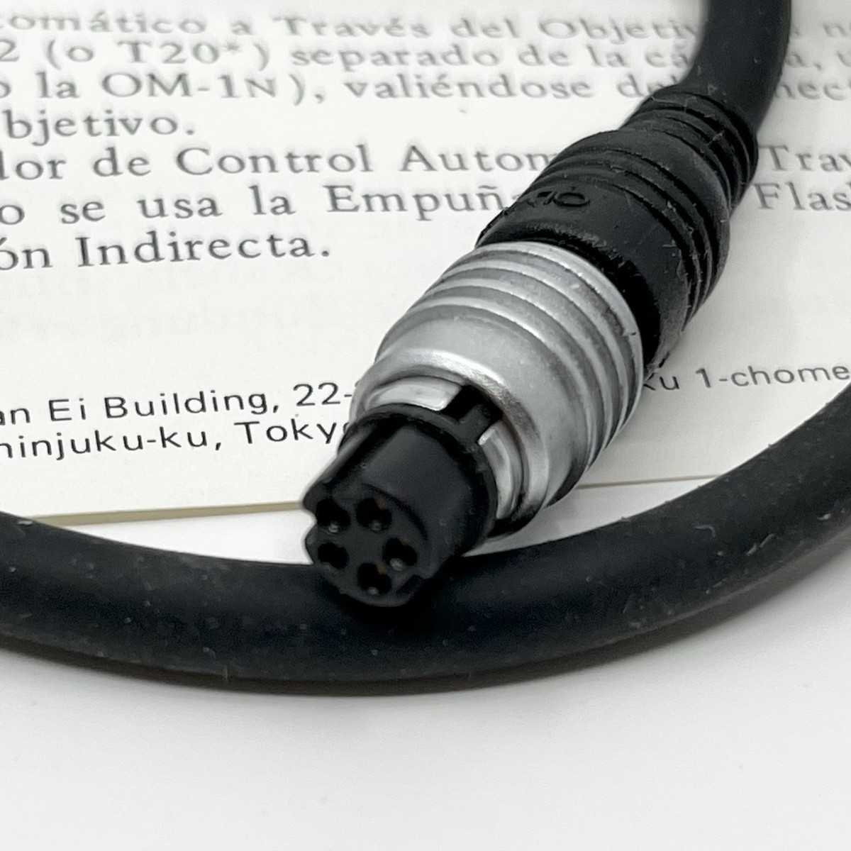 Cavo TTL Olympus 0,3 M Per Flash Esterno - Interconnecting Cord Per Serie OM - Usato Come Nuovo