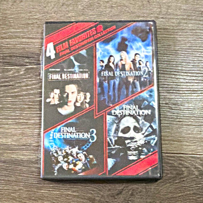 Final Destination 4 Film Favorites Collection DVD Box Set Horror R Tall Case
