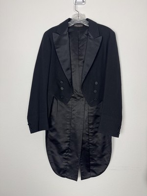 Vintage Brooks Brothers Tailcoat Jacket Mens Small Formal Tuxedo