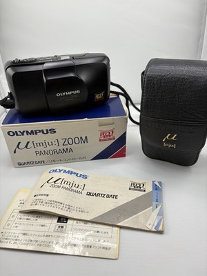 Olympus μ Mju I Infinity Stylus Zoom 35mm Film Camera Point & Shoot TESTED WORKS