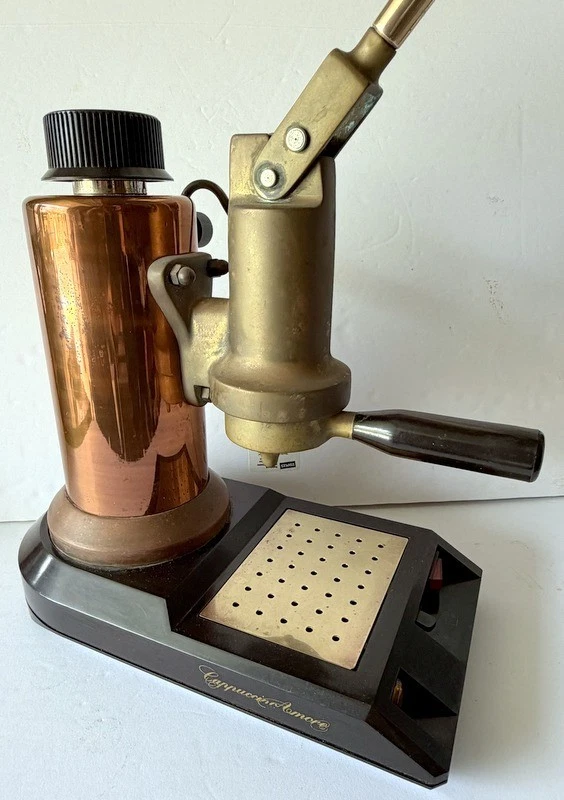 Cappuccino Amore Espresso Machine CE 14 C Italian Style Copper Brass👀
Opens in a new window or tab