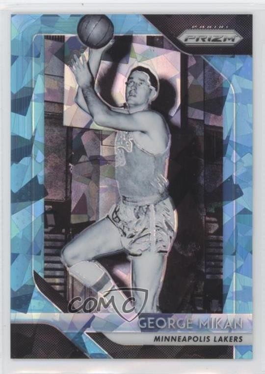 2018-19 Panini Prizm Blue Ice Prizm 49/99 George Mikan #285 HOF rf2