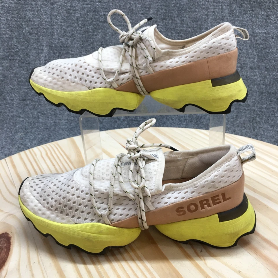 Sorel Zapatos Mujer 7.5 Impacto Cinético Tenis Multicolor Con Cordones NL4073-126 Foto 2 de 4