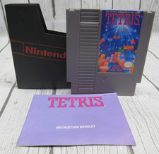 Tetris (Nintendo Entertainment System, 1989) NES With Manual & Sleeve - Tested