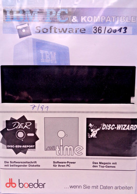 IBM PC -- D.E.R. DISC-EDV-REPORT 7/91 (S.A.D. - DISK)