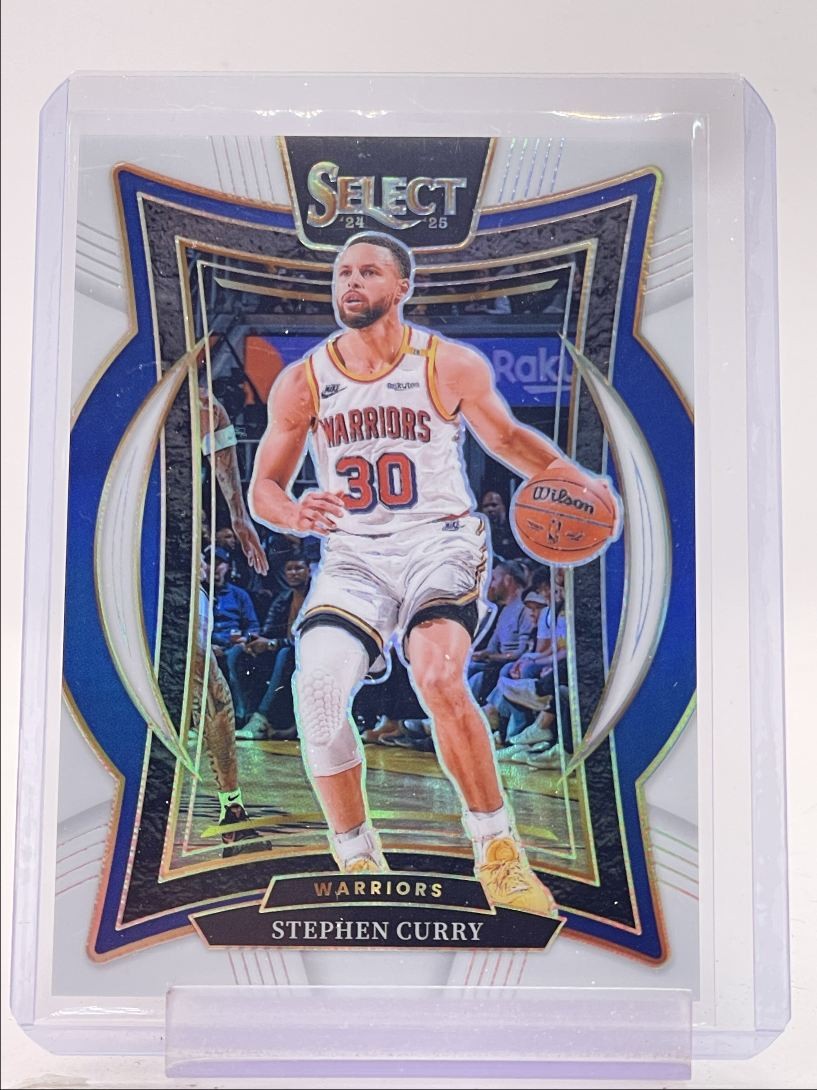 STEPHEN CURRY 2024-25 SELECT CONCOURSE WHITE PRIZM WARRIORS #7 /149 Q4397